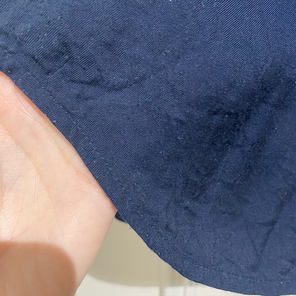 All Saints Blue cowboy style shirt US 4 - Picture 4 of 6